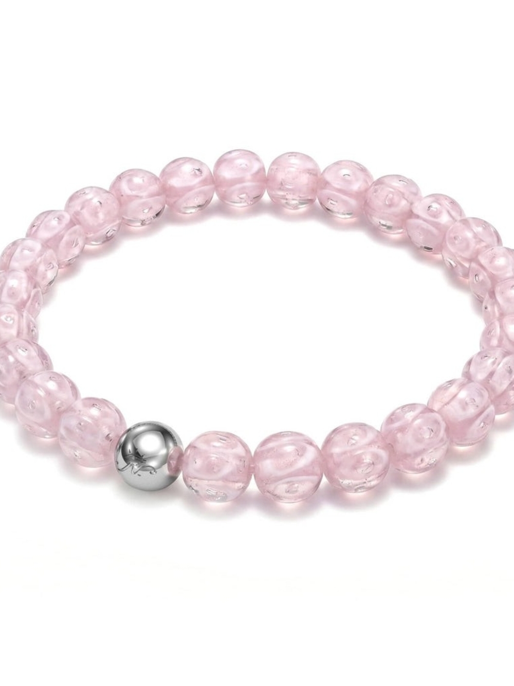 🆕️ NOGU Pink Wave Firefly Glass Tide Bracelet